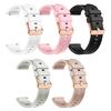18mm Straps For Garmin Vivoactive 4S Wristband For Garmin Venu 2S 3S Silicone Band For Huawei Watch GT5 GT4 41mm Bracelet Correa