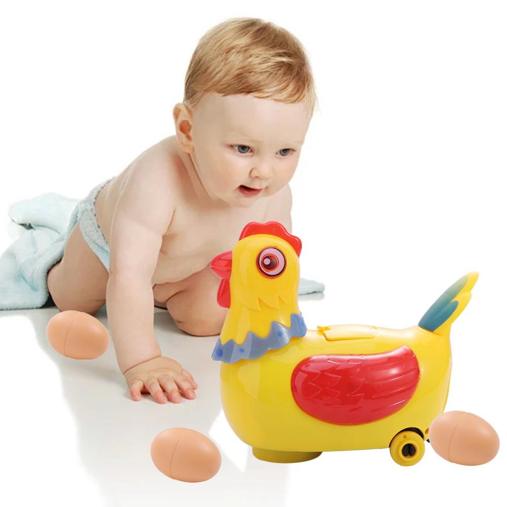 

Образовательная электрическая несушка для яиц, ходячая электрическая игрушка-курица для детей, игрушка-кукла для курочек, развлечения