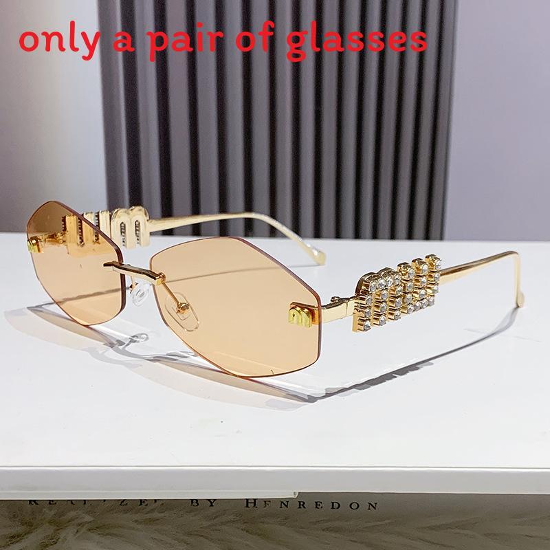 Vintage Diamond Shape Sunglasses With Uv400 Protection For Casual Wear And Outdoor Activities