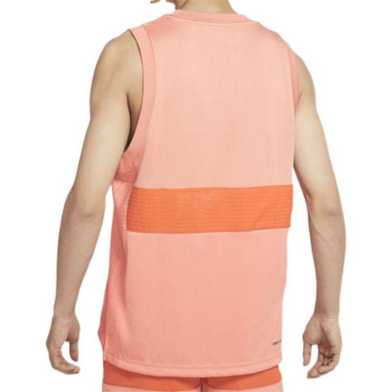 Jordan Tank Tops Men's Orange Crew Neck Moderate Straight Fit CZ4742-808