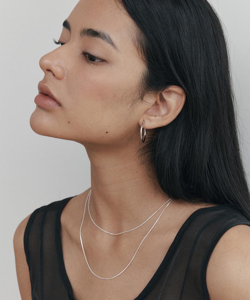 Attica Raw Edit Double Snake Necklace / Nbs007