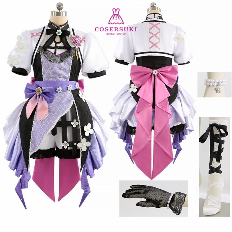 Ensemble Stars Esupuri Hanamura Fuyume Yume Amethyst Dream Cosplay Kostuum Halloween Kerst Conventie Outfit XXL&Male size gray