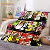 3D Cute Shooting Game Flannel Blanket Throw Blanket for Living Room Bedroom Bed Sofa Picnic Cover Blanket Kids Room Home Decor