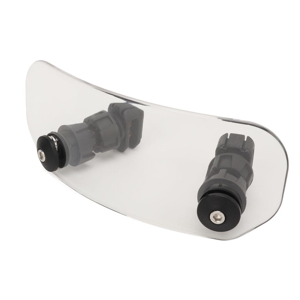 Motorcycle Windscreen Adjustable Protective Noise Reduction Windshield Wind Deflector for Motorbike