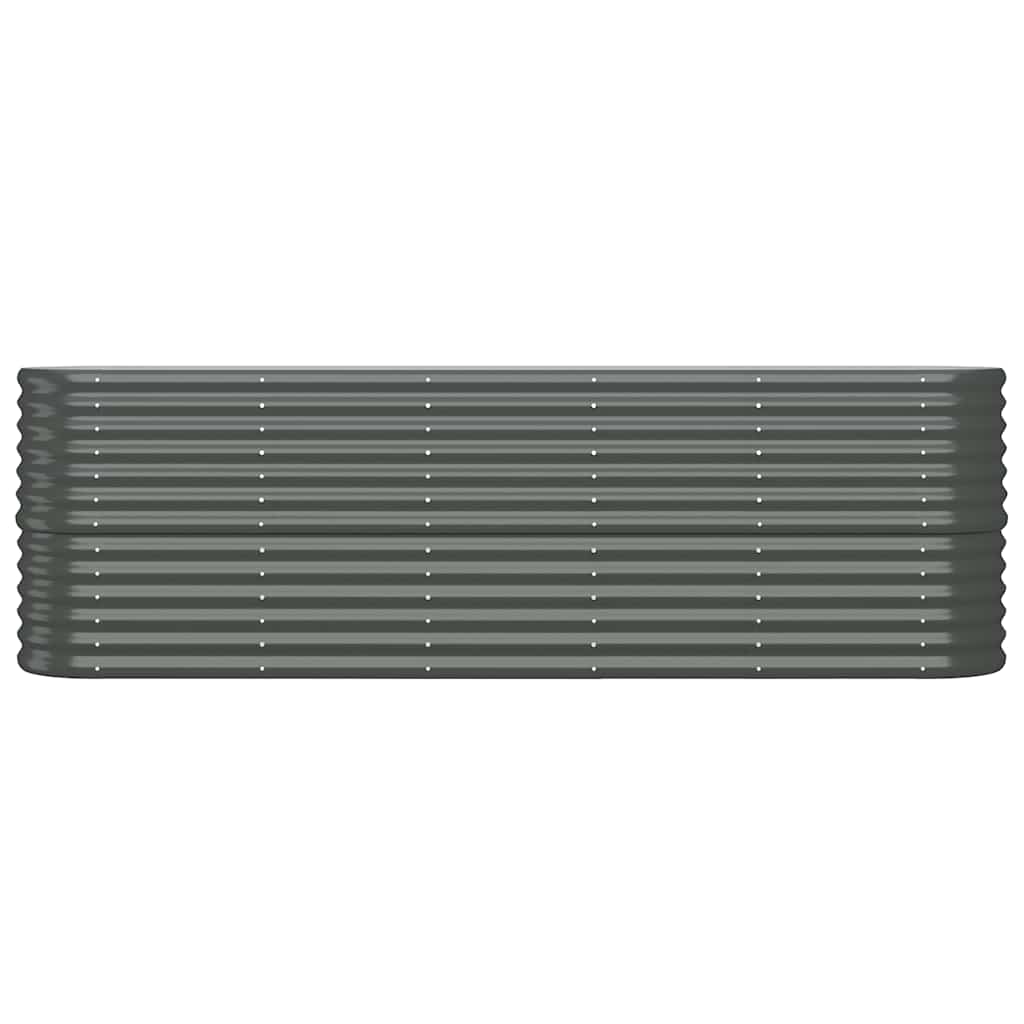 Vidaxl Raised Planter, Powder-Coated Steel 224X40X68 Cm