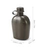1L Outdoor Military Canteen Bottle Camping Hiking Backpacking Survival Water Bottle Kettle with Cover Swell Water Bottle 2026