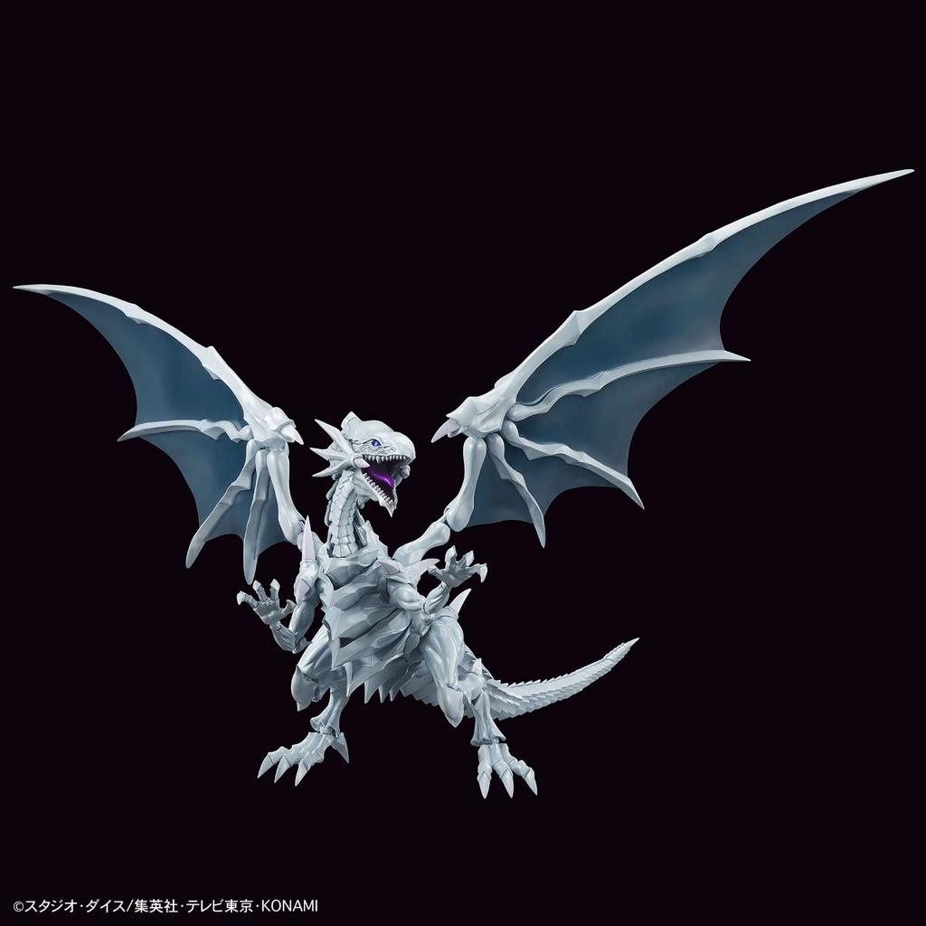 BANDAI SPIRITS Standard Amplified Duel Monsters White Dragon Plastic Model Kit Figure-rise Yu-Gi-Oh! Blue-Eyes Pre-colored