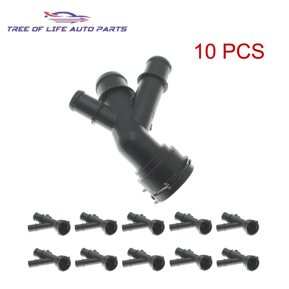 1/2/5/10 New Engine Coolant Cooling Water Pipe Joint For VW Volkswagen Golf VII Arteon Passat 2013-2017 5Q0122291BF 5Q0122291CT