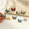 1 Piece Resin Insect Charm 18K Gold Plated Butterfly Animal Brass Pendants For DIY Necklace Bracelet Jewelry Making 24mm x 20mm