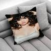 Federa Cuscino Decorativo Attore Cantante S-Selena Gomez Per 45*45Cm 40Cm 30Cm 50Cm 55Cm Quadrato Federa Cuscino Casa
