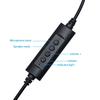 Call Center USB Headset Noise Cancelling Headset Headphone with Microphone 20Hz-20KHz Frequency Response Headphones