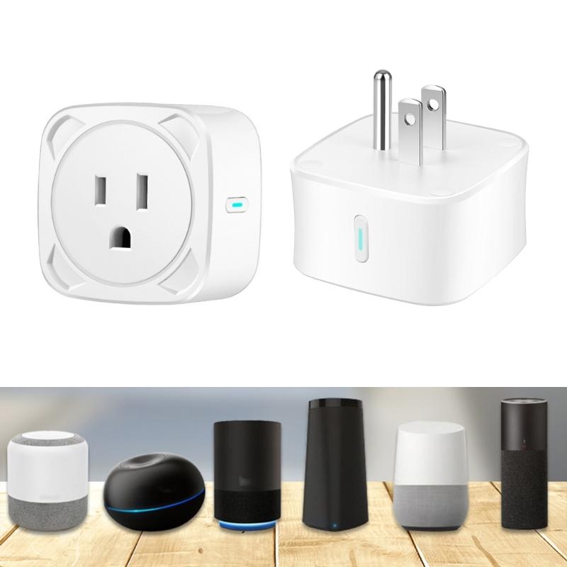 Intelligent Socket Plug 16A WIFI Outlet US Standard Plug 3Pin Adapter Easy Use