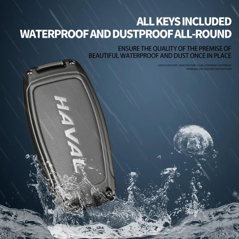 Suitable For Great Wall Haval H6 H2 H3 H7 H8 H9 New Zinc Alloy Car Key Cover Smart Remote Control Keychain Shell Accessories