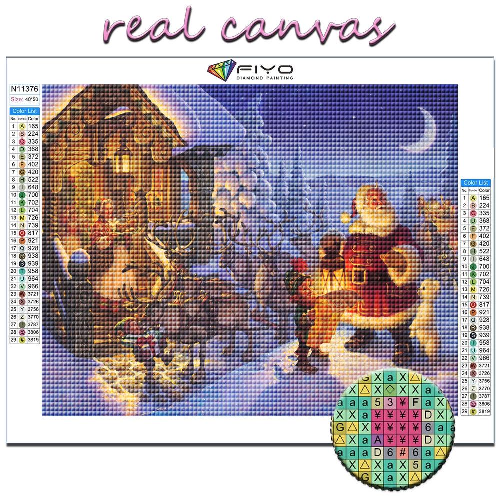Diamond Painting Christmas Tree Santa Snowman Embroidery Cross Stitch Rhinestone Home Decor