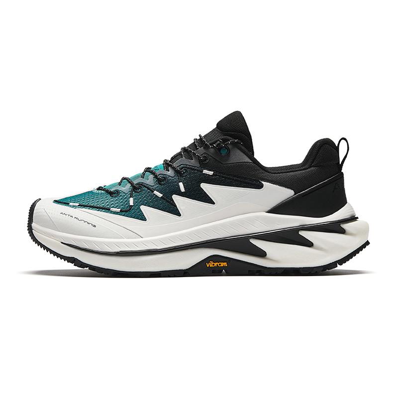 ANTA Explore Wild 4 Men Professional Outdoor Hiking Shoes White Black Cyan Blue 912425512-6 39
