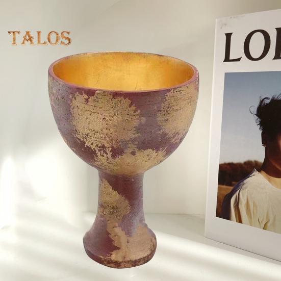 Gral Cup Dekor Cosplay Prop dekorative Handwerk umweltfreundlich Desktop Golden Cup Miniatur Dekoration Urlaub Geschenk