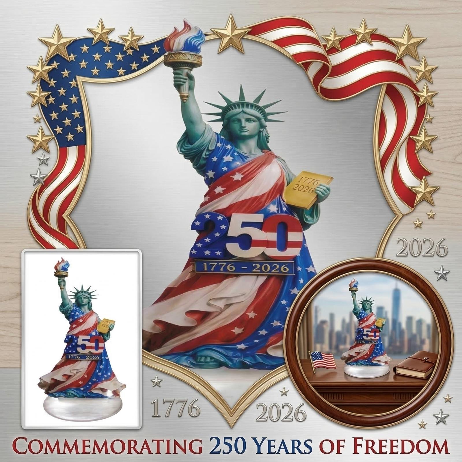 Commemorative Ornament For The 250th Anniversary Of The Founding Of The United States One Size