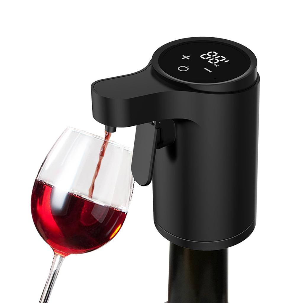 1Pz Caraffa Elettrica per Vino Dispenser di Vino Ricaricabile USB Pompa per Vino Alcolici Regolabile Whiskey Accessori per Vino