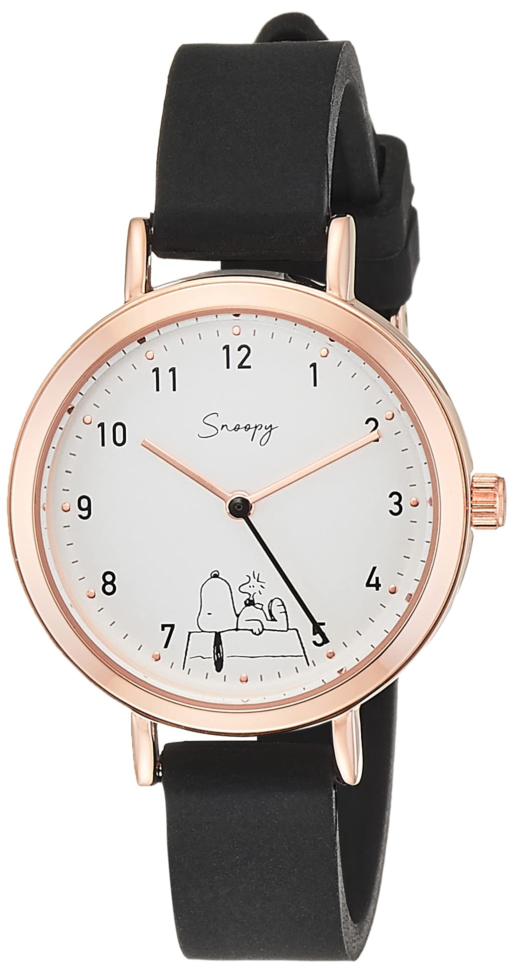 

[Fieldwork] Analog Snoopy Waterproof Silicone Belt PNT023-3 Women s Black