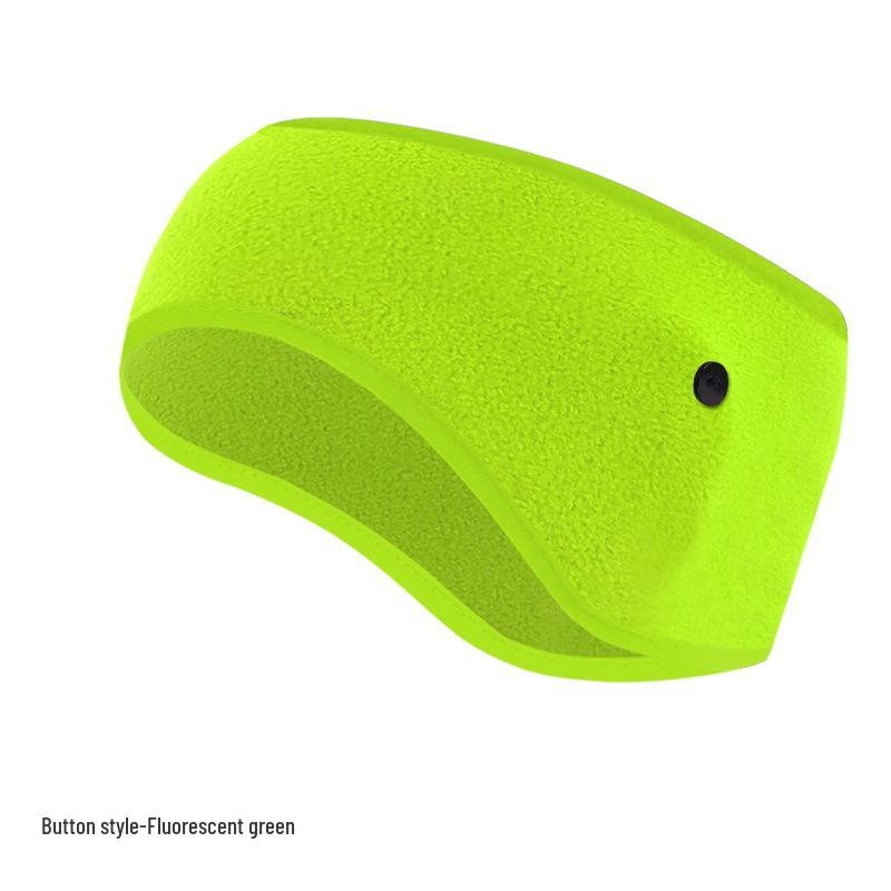 Fleece Warmes Ohrband: Dickes breites Stirnband für Herbst- und Winterradfahren - Winddichte und kältefeste Ohrenschützer.