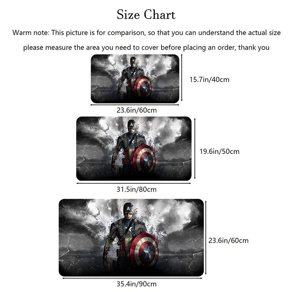 1pc Marvel Themed Captain America Doormat for Entryway/Bedroom/Living Room, Non Slip Floor Mat Gift for Marvel Fans & Superher