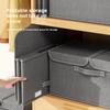 Japanese Fabric Dustproof Storage Box With Lid For Closet And Bedroom Organization