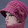 Hat female autumn and winter rabbit plush wool hat plush warm knitted hat cycling cold-proof cap