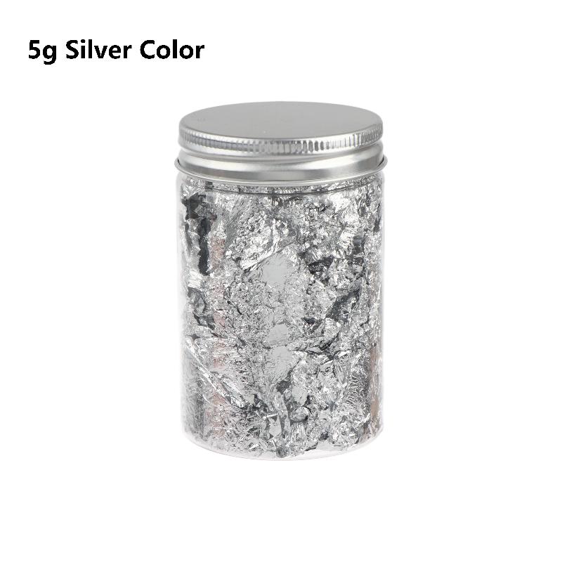 Crafting Gold Foil Flakes 2/5/10g for Nail Art Metallic Additions for Artistic Projects