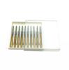 10Pcs Dental Endo-Z Burs Lab Drill Carbide Tungsten Steel Trim Finishing High Speed FG Endo-Z 21mm/25mm/28mm