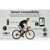 Neuester 2,6" 5,4 Bluetooth ANT+ Kabelloser GPS Fahrradcomputer Smartes Cycling Kilometerzähler Tacho Tracker mit Trittfrequenz-Geschwindigkeitssensor