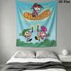 Fairly OddParents Pattern Home Decor Tapestry, Wall Hanging, Decorative RV Wall Cloth.XGT0914136