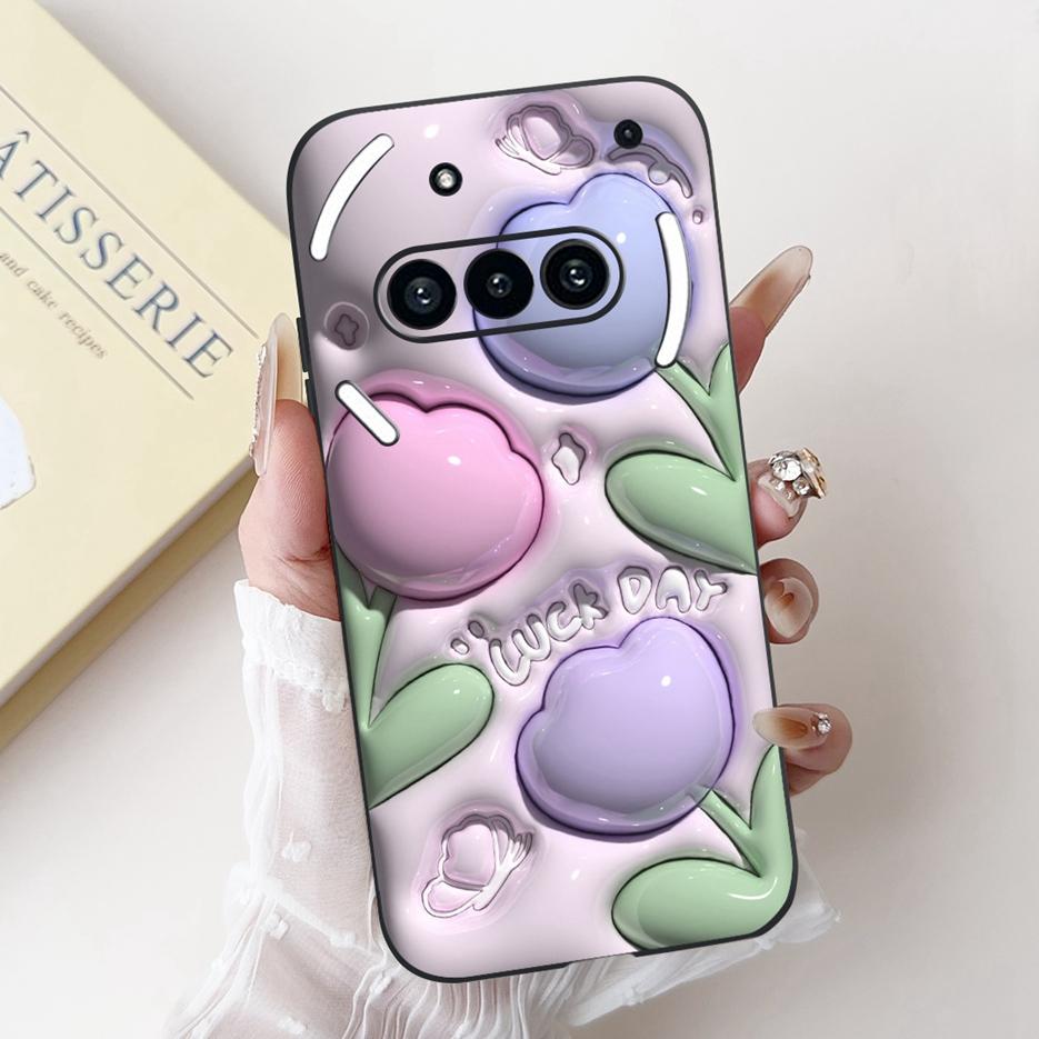 For Nothing Phone 3A A059 Case Cute Cartoon Cover Shockproof Phone Case For Nothing Phone 3A Pro A059P Phone3A Soft Fundas Coque