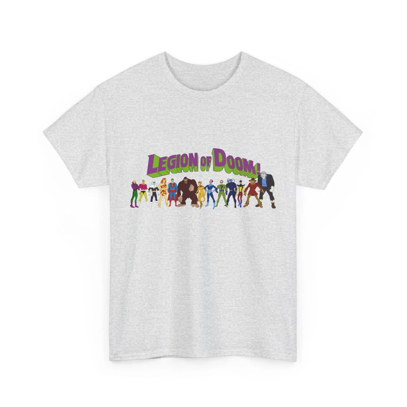 Legion of Doom T-Shirt Super Friends DC Lex Luthor 70s Retro Vintage-Style Tee M