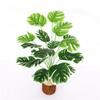 Artificial Plant Wall Decoration With Green Plastic Leaves For Home Office And Gift Giving