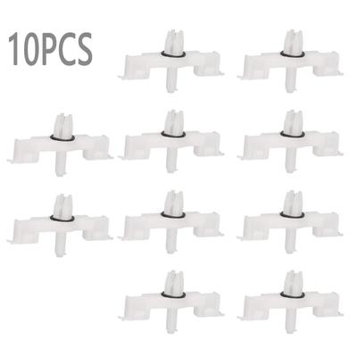 Lot de 10 clips de retenue pour seuil de porte de voiture (95555954700 7L0853547A) pour garniture de carrosserie