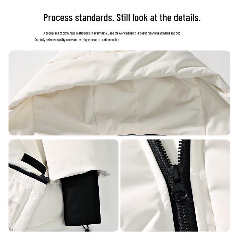 Mark Fairwhale Men's Techwear Hooded Padded Jacket