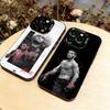 Husă de telefon Champion Boxing K-Khabib Pentru iPhone 17,16,15,14,13,12,11 Plus,Pro Max,XS, Husă Colorată Argintiu Negru