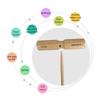 Double Boom Music Musical Instrument Toy Percussion Childrens Baby Puzzle Toy Shaker Baby Child Wood Orff Percussion Toy