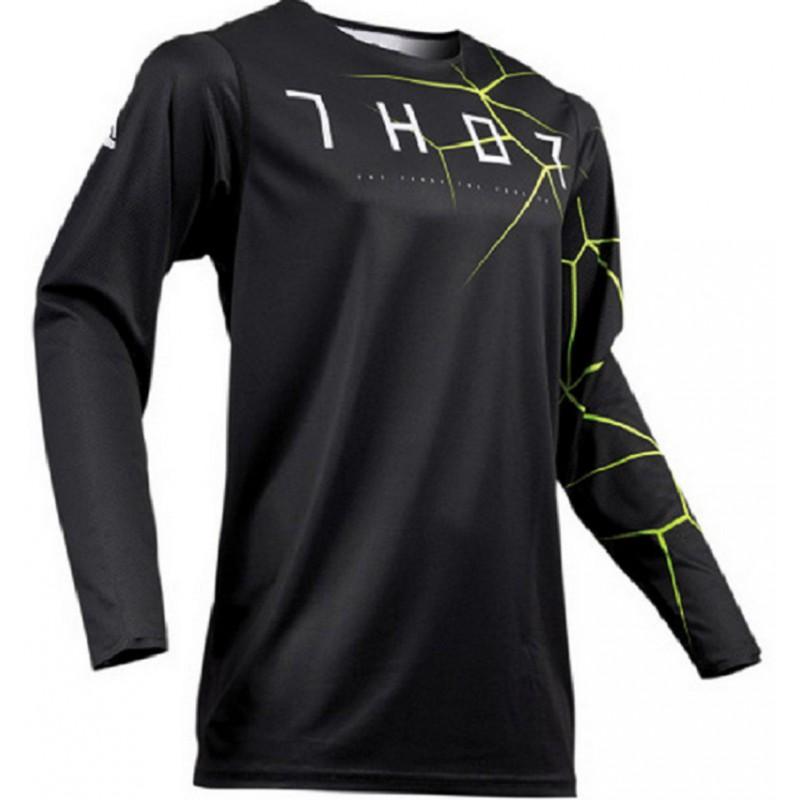 Herren Langarm Motorrad-Fahrtrikot Off-Road Dirtbike Touren UV-Schutz Schnelltrocknend