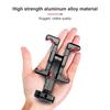 Portable Phone Tripod Mount Metal Phone Mount for Tripod with Dual Phone Holder Cold Shoe Mounts
