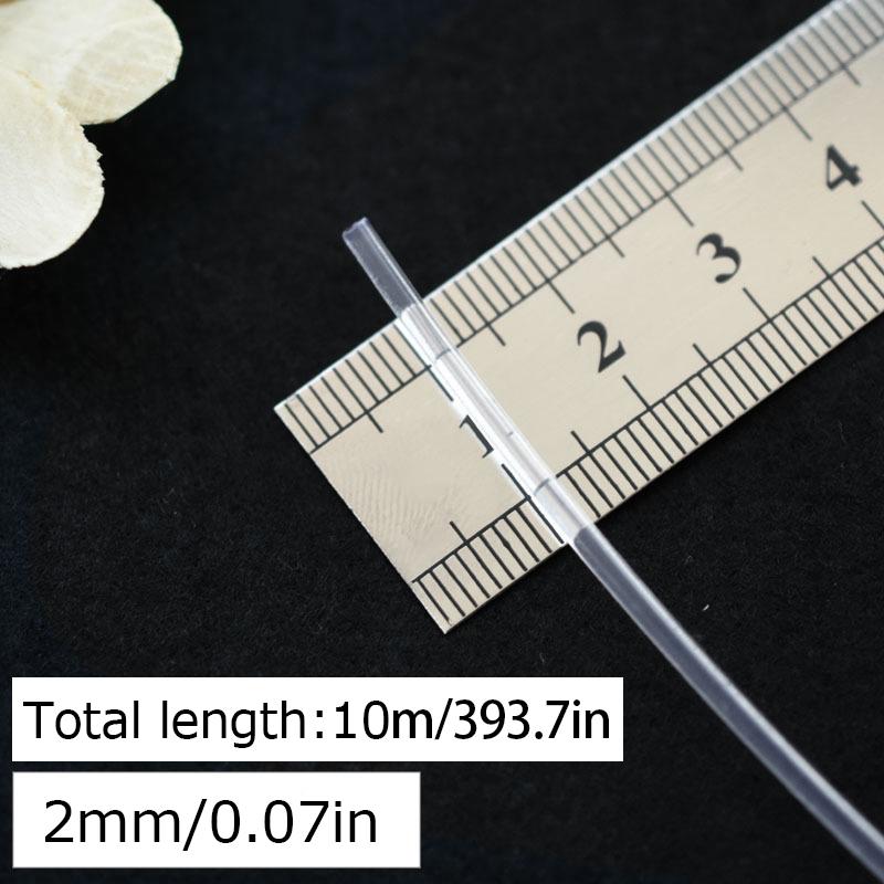 

10 м Круглая Гибкая Швейная Фурнитура Одежда Прочная Прозрачная Нейлоновая Китовая Усина Идеально подходит для Корсетов 2.0mm