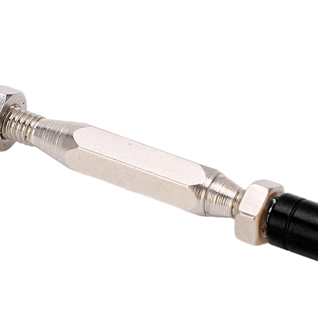 RC Servo Link Pull Rod Metal Steering Tie Rod for JLB 1Celsius10 RC Truck Cars