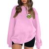 Ladies Fashion Casual Long Sleeve Printed Crew-Neck Hooded Sweatshirt