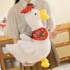 Plush Goose Toys Flower Cotton Jacket Dolls Room Decoration Gifts Festivals