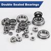 M METERXITY 20 Pack F695ZZ Flanged Ball Bearings 5x13x4mm Double Metal Shielded Chrome Steel