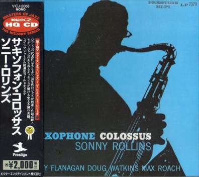 

CD SONNY ROLLINS - Saxophone Colossus VICJ2068 VICTOR 1996 Japan Jazz Used