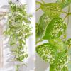 Hanging Artificial Green Plants UV Resistant Realistic Fake Leaf Vine Ivy Wedding Party Indoor Outdoor Garden Wall Hanging Faux Greenery Decoration