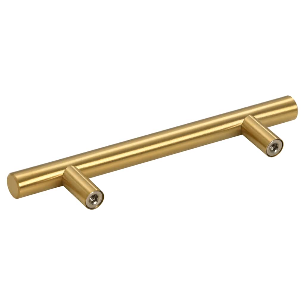 Furniture Handles 10 Pcs Golden 96 Mm Stainless Steel