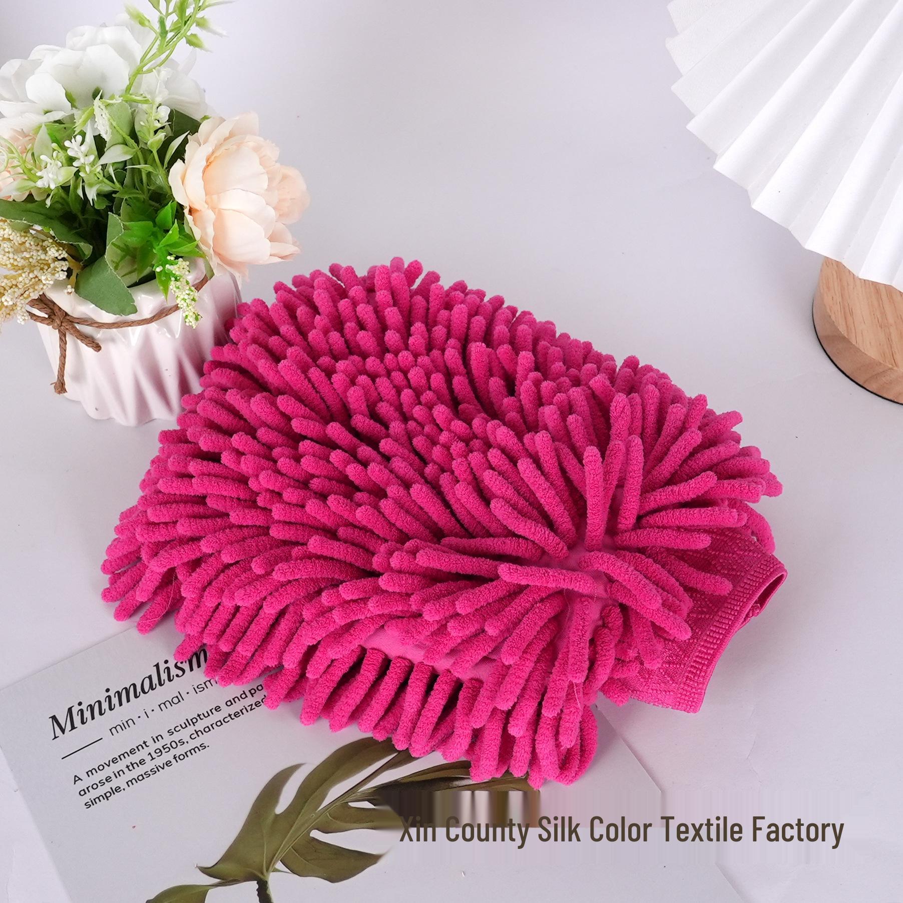 

Chenille Double-Sided Car Wash Gloves - 50g, 60g, 100g Coral Fleece Long Hair Brush 50g Small Short Hair