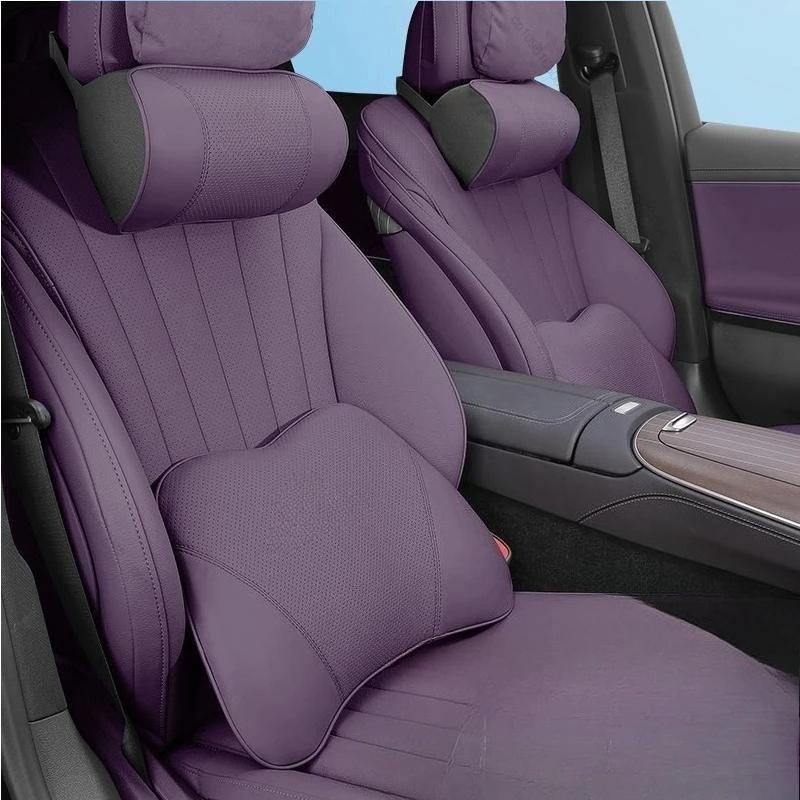 Car Seat Headrest Waist Cushion Support Auto Neck Pillow For Leapmotor C10 T03 2024 2025 Interior Accessories